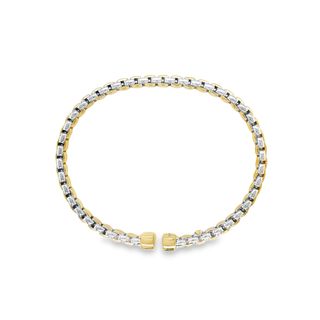 Jai's 18K Two-tone Link Bangle