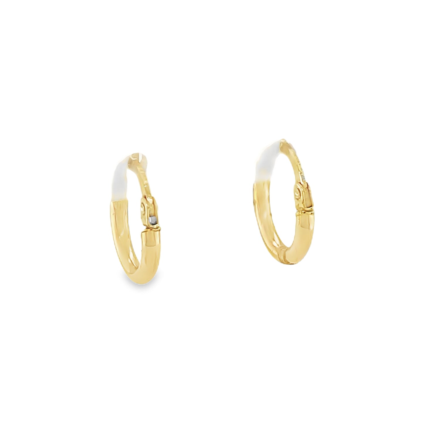 Jai's 14K Yellow Gold Small Rounded Hoops