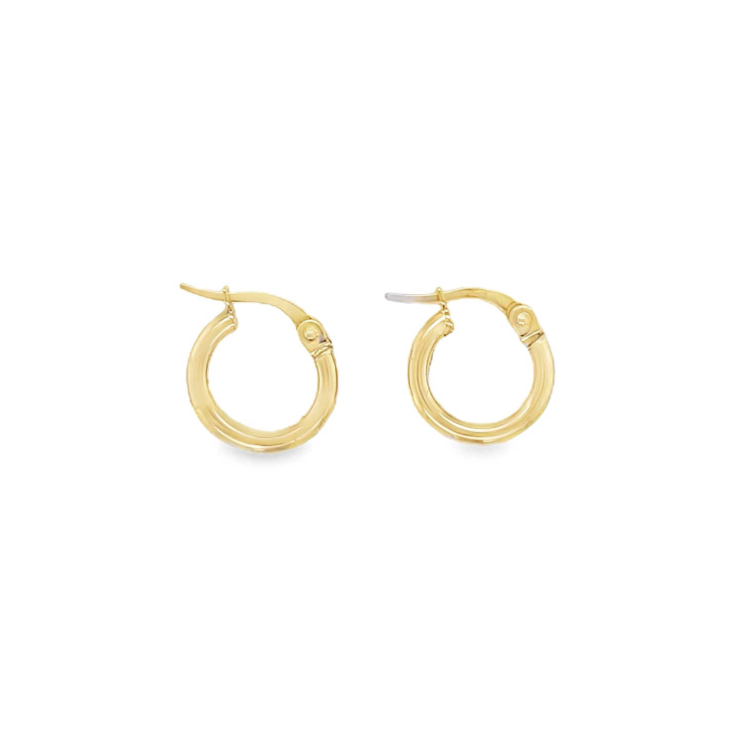 Jai's 14K Yellow Gold Small Rounded Hoops
