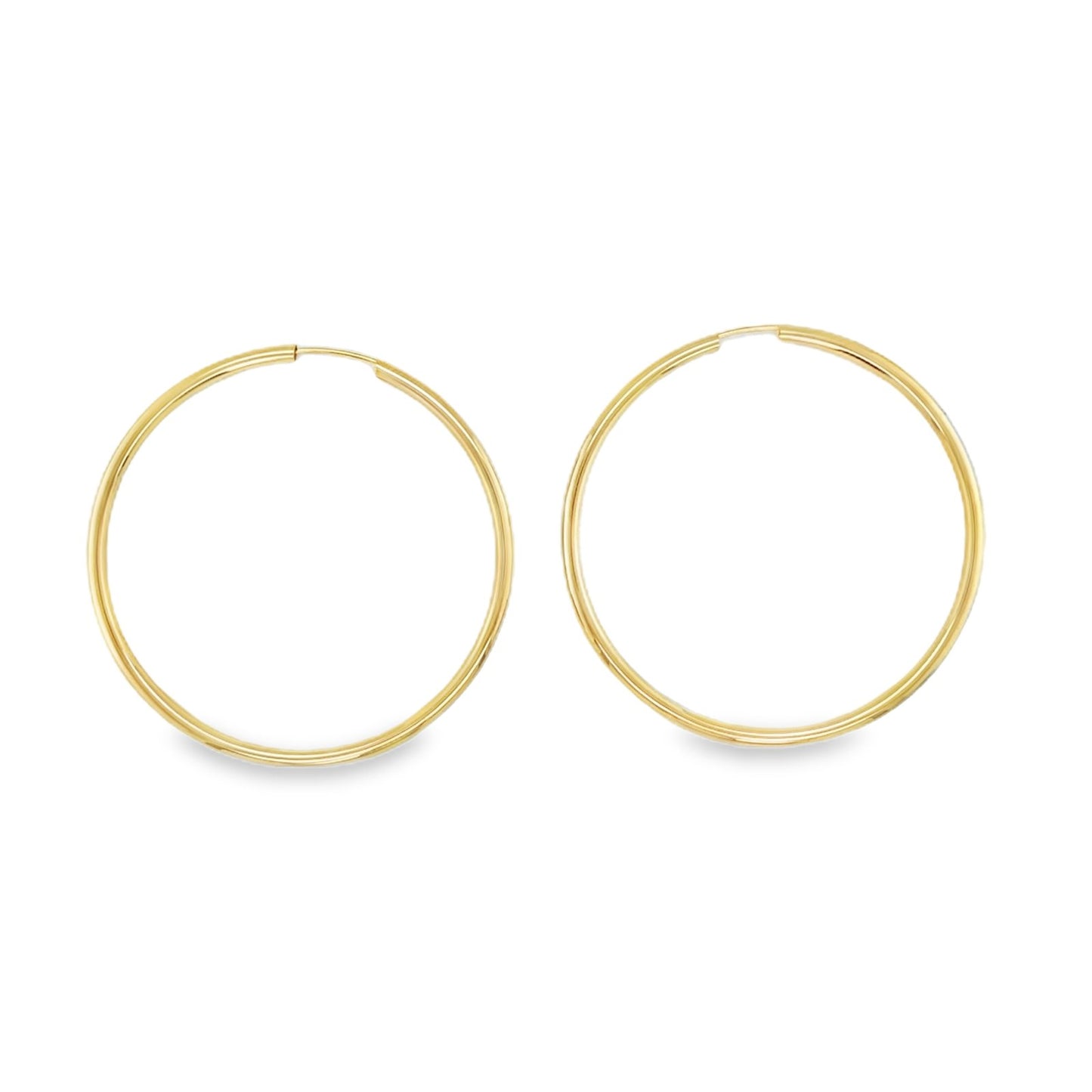 Jai's 14K Yellow Gold Large Hoops