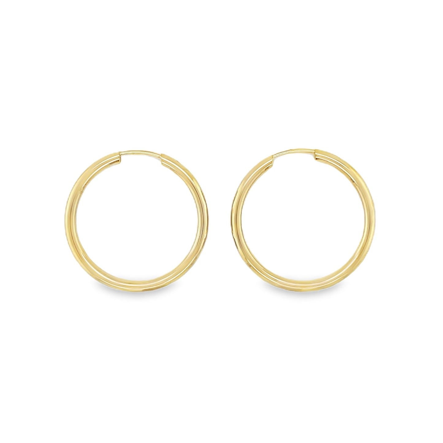 Jai's 14K Yellow Gold Medium Hoops