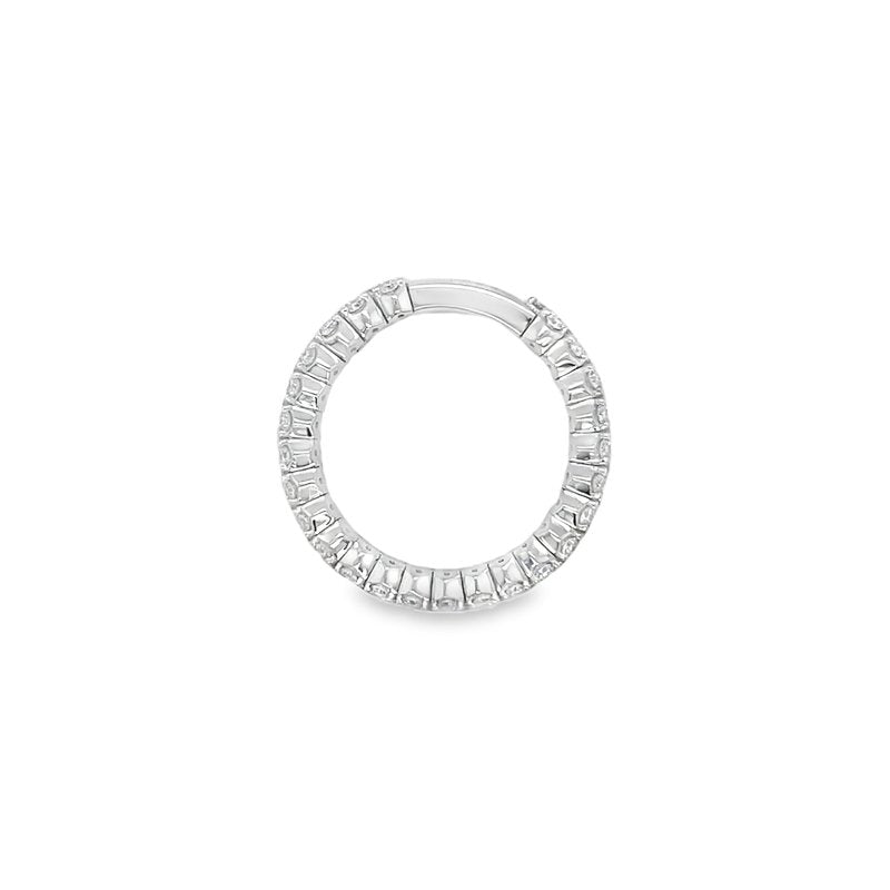 Hans Krieger's 18K White Gold Pave Diamond Ring