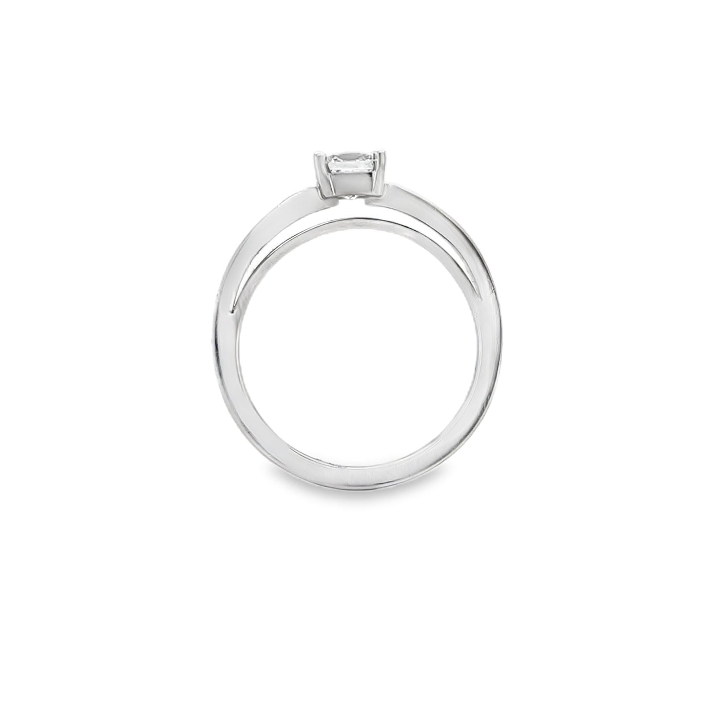 Hans Krieger's 18K White Gold Princess-cut Diamond Engagement Ring