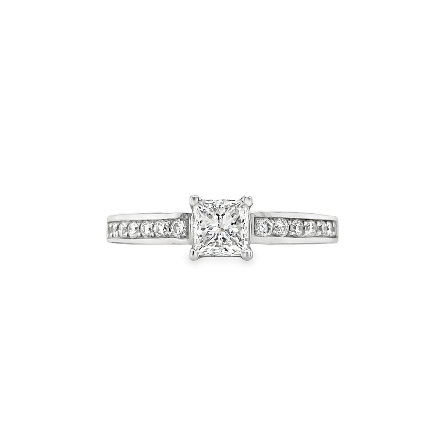 Hans Krieger's 18K White Gold Princess-cut Diamond Engagement Ring