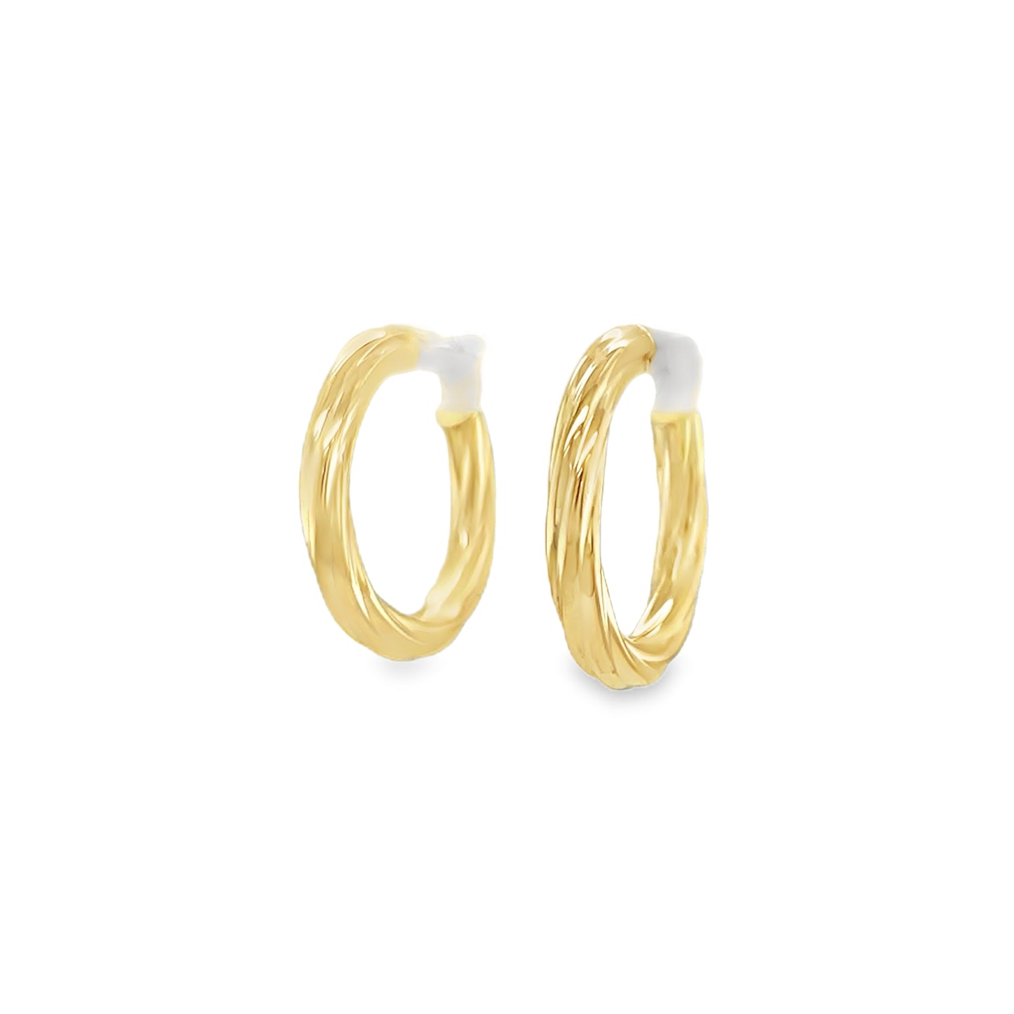 Jai's 14K Yellow Gold Small Twisted Hoops