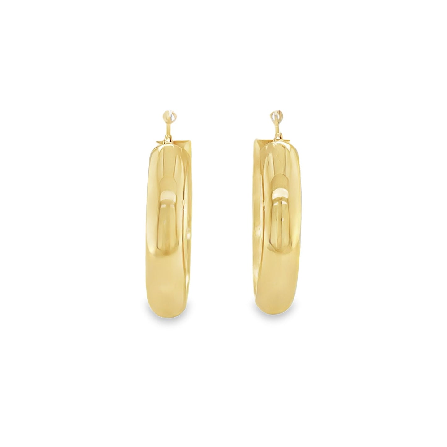 Jai's 14K Yellow Gold Medium Hoops