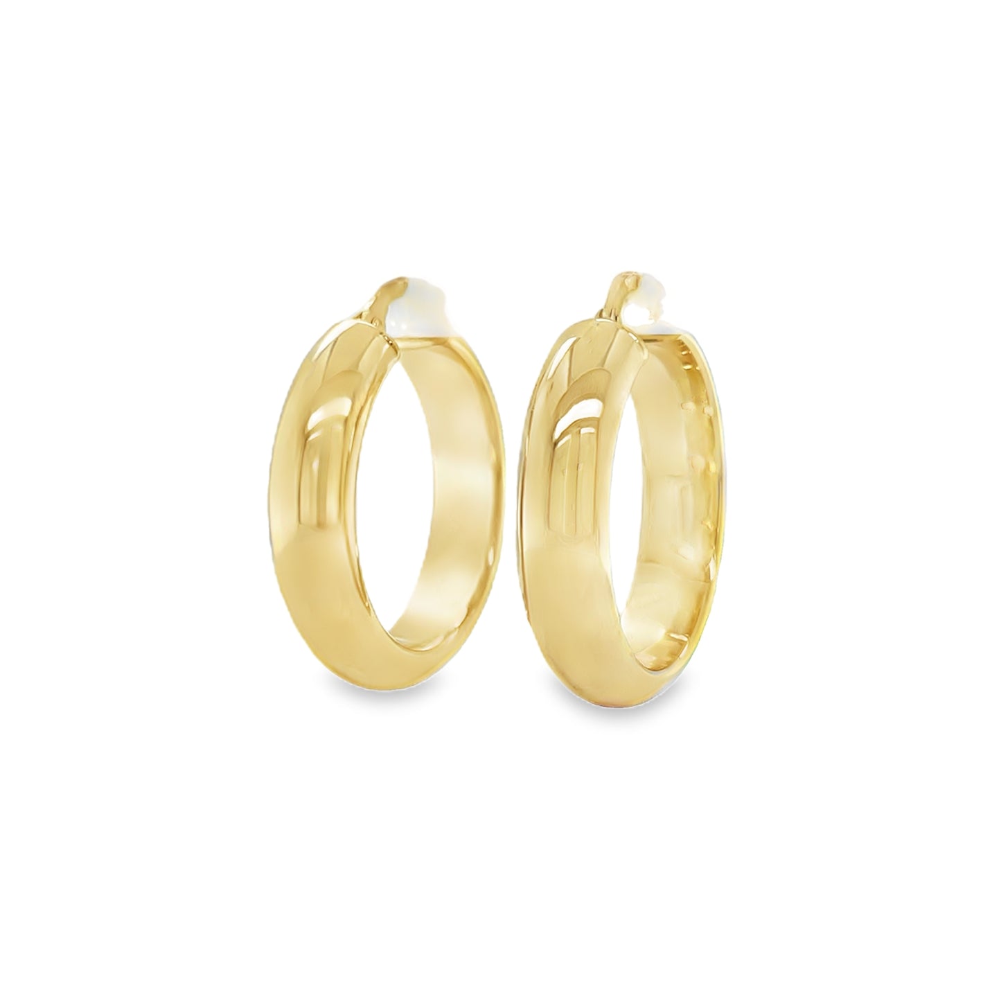 Jai's 14K Yellow Gold Medium Hoops