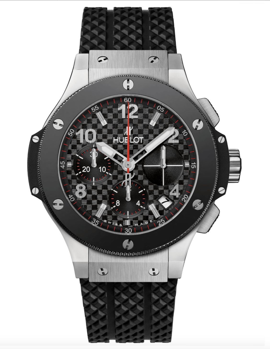 Hublot's Big Bang Original Steel Ceramic with Carbon Stamped Dial