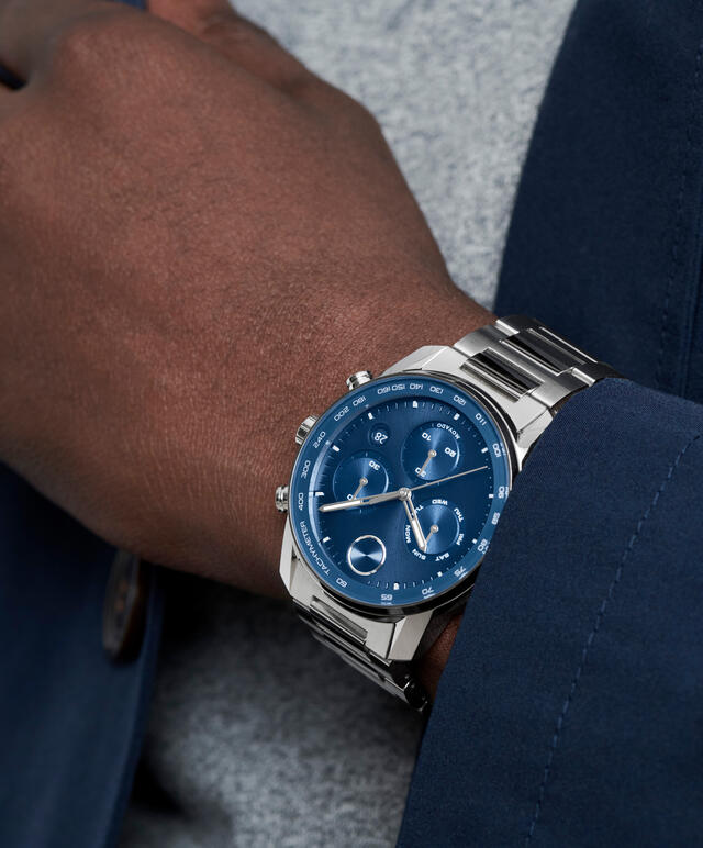 Movado's BOLD Verso with Blue Chronograph Dial