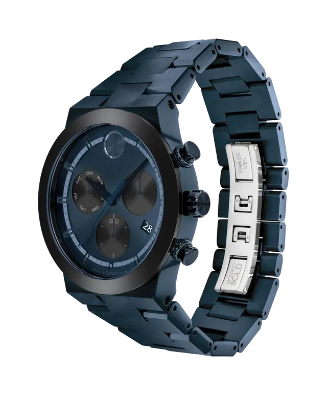 Movado's BOLD Fusion with Blue Chronograph Dial