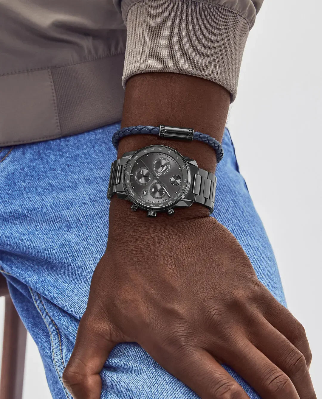 Movado's BOLD Verso with Gunmetal Chronograph Dial