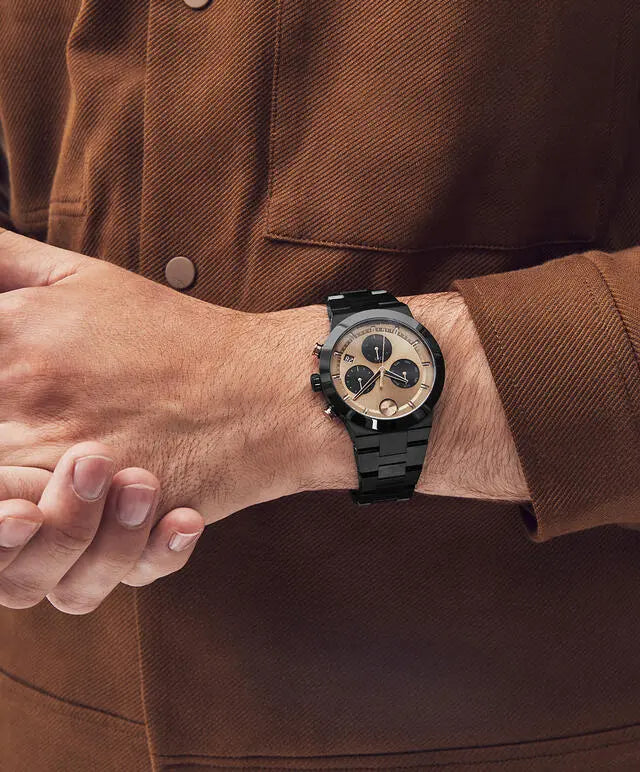 Movado's BOLD Fusion with Bronze Chronograph Dial