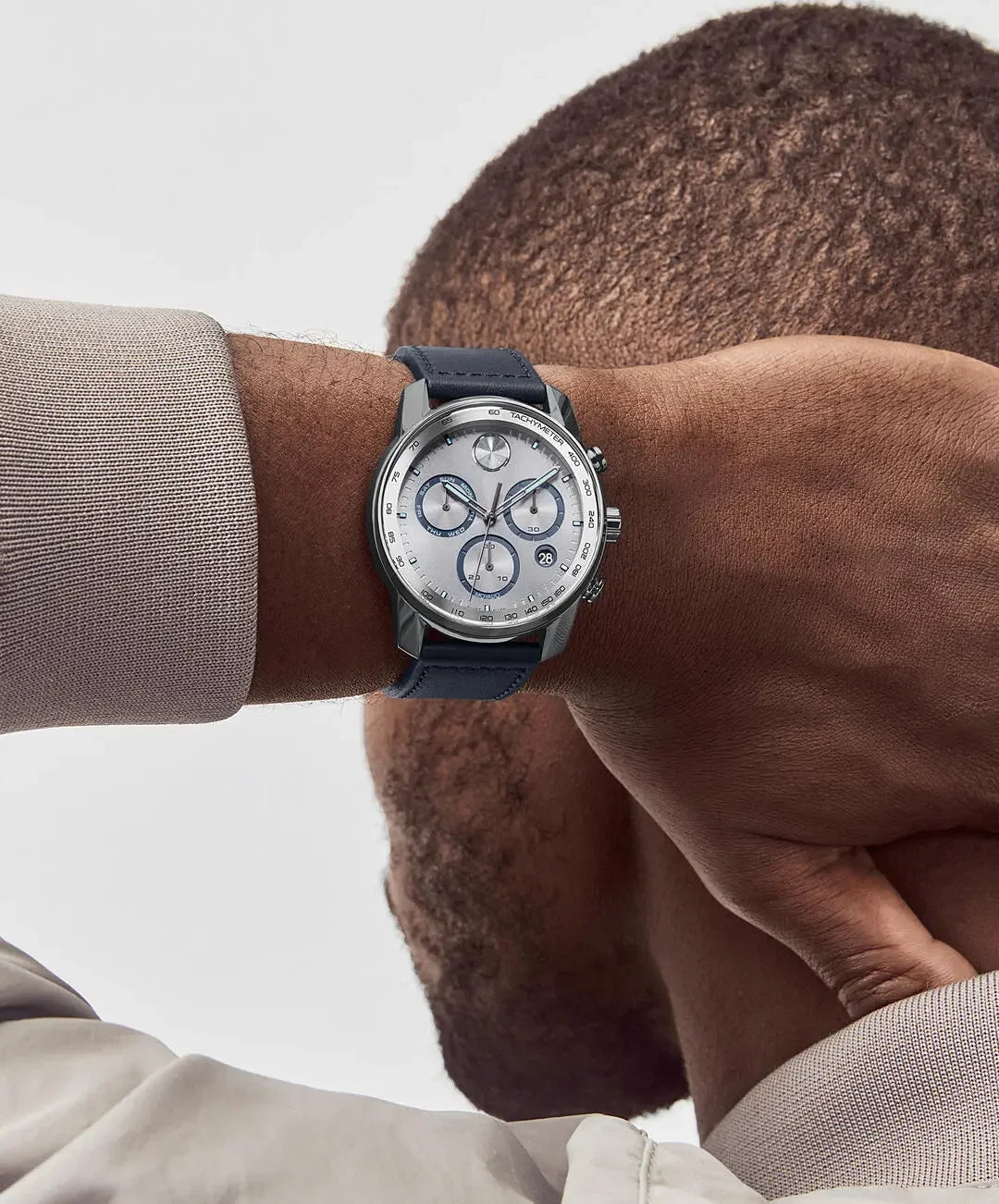 Movado's BOLD Verso with Grey Chronograph Dial