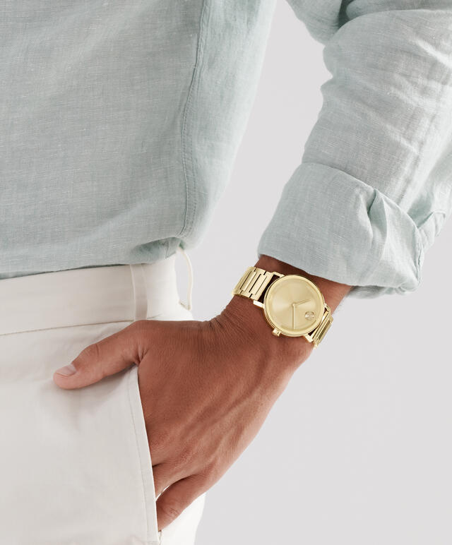 Movado's BOLD Evolution 2.0 with Gold-toned Museum Dial