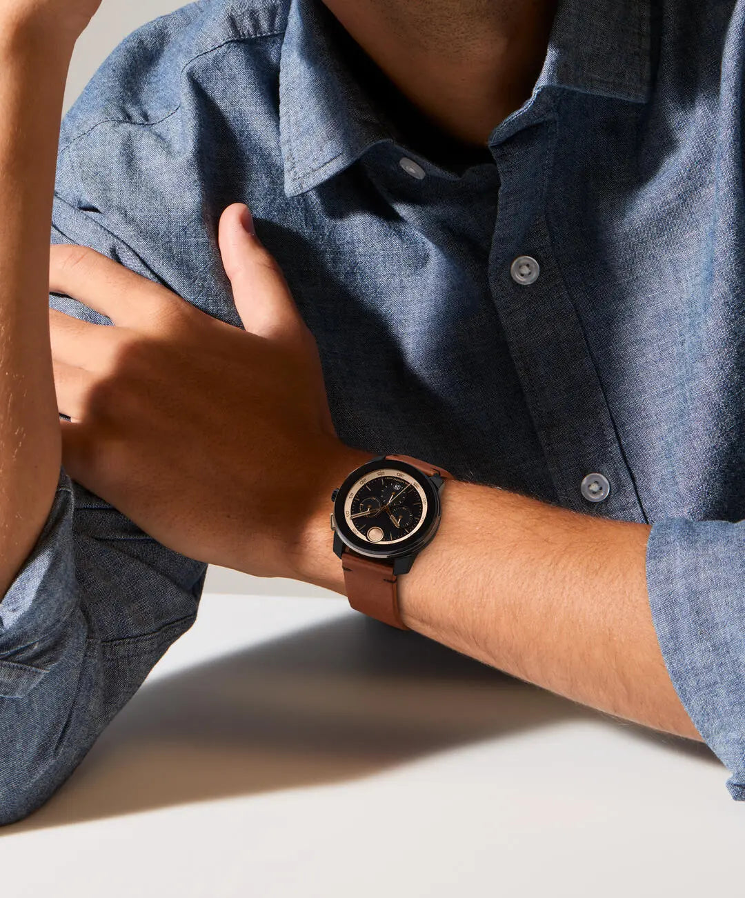Movado's BOLD TR90 with Black Chronograph Dial