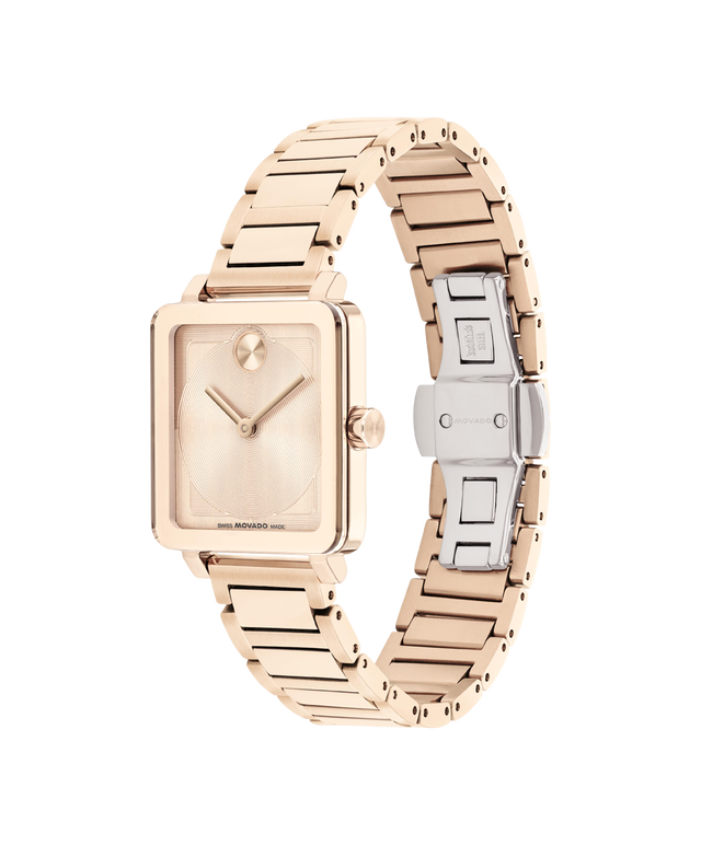 Movado's BOLD Evolution 2.0 with Square Rose Gold-toned Museum Dial