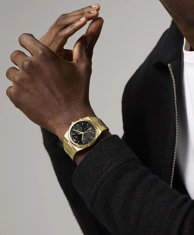 Movado's BOLD Quest with Black Chronograph Dial
