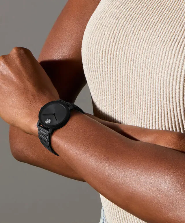 Movado's BOLD Evolution 2.0 with Black Museum Dial & Crystals