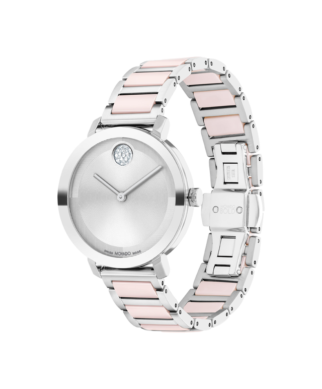 Movado's BOLD Evolution 2.0 with Silver-tone Crystal Museum Dial