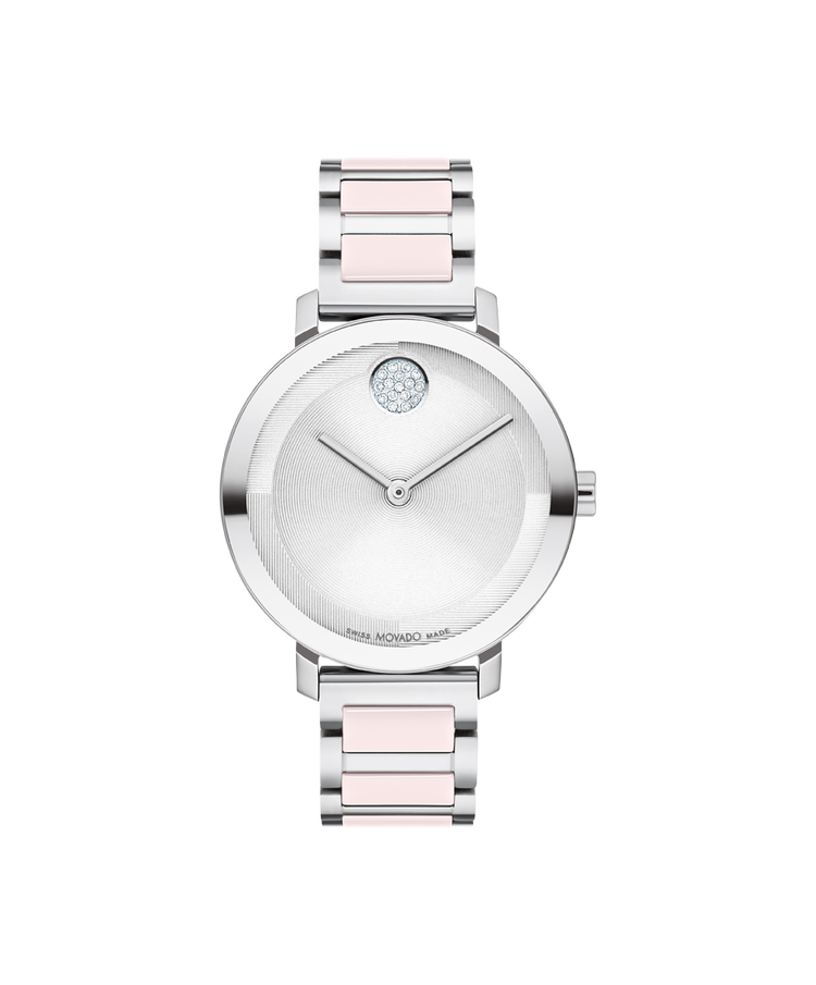 Movado's BOLD Evolution 2.0 with Silver-tone Crystal Museum Dial