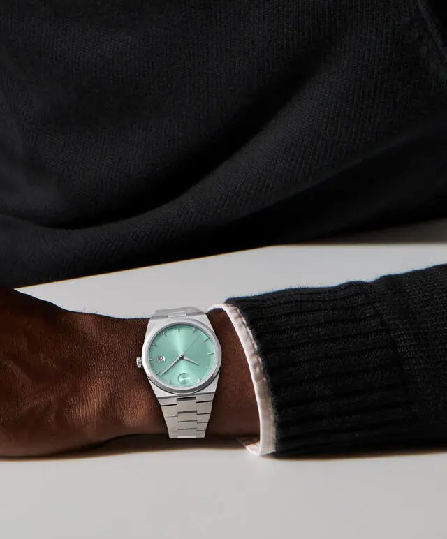 Movado's BOLD Quest with Blue Seafoam Dial