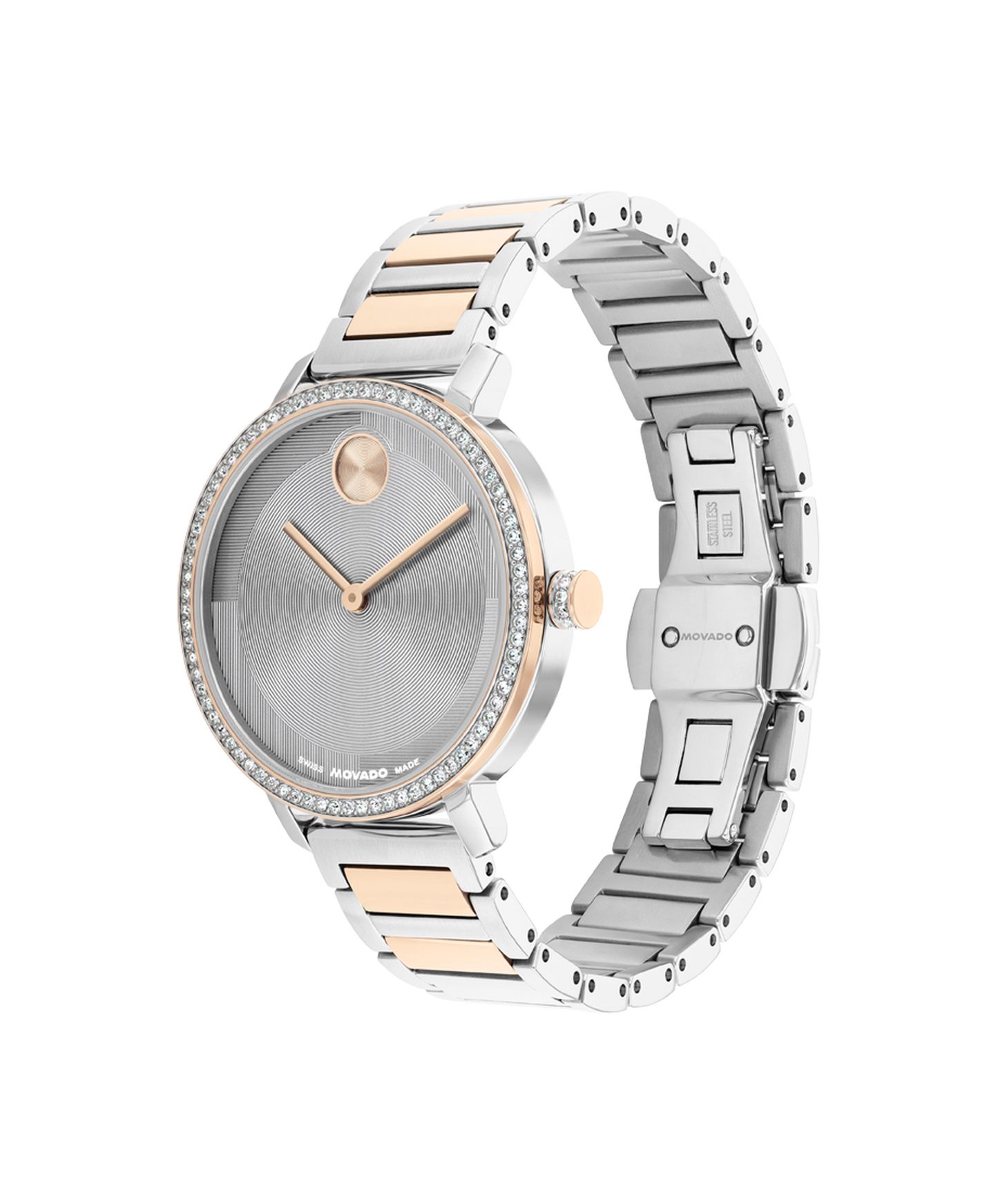 Movado's BOLD Evolution 2.0 with Grey Museum Dial & Crystals