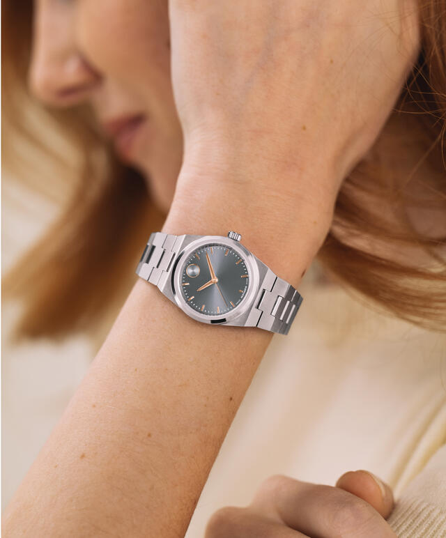Movado's BOLD Quest Mini with Grey Dial