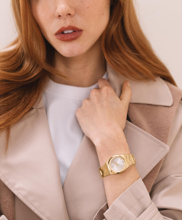 Movado's BOLD Quest Mini with Champagne Dial
