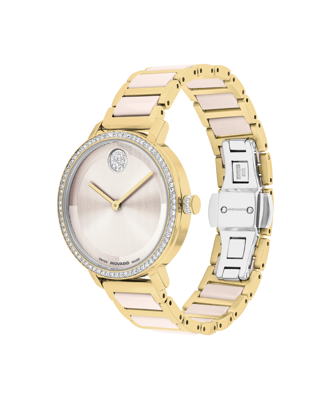Movado's BOLD Evolution 2.0 with Taupe Museum Dial & Crystals