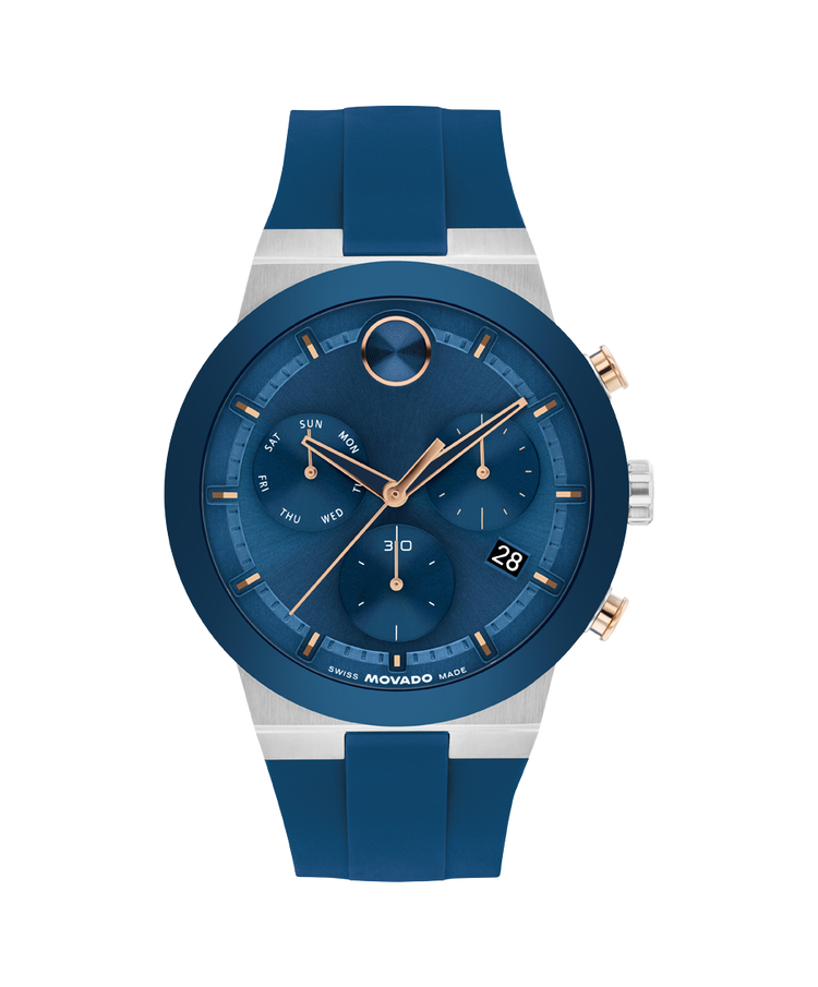 Movado's BOLD Fusion with Blue Chronograph Dial