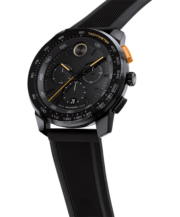 Movado's BOLD TR90 with Black Chronograph Dial