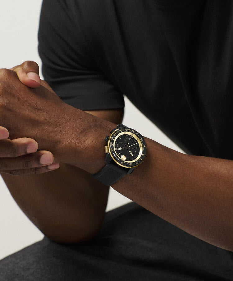 Movado's BOLD TR90 with Black Chronograph Dial
