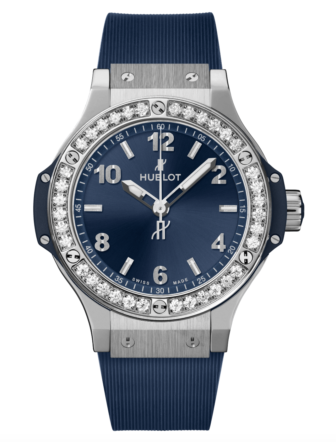 Hublot's Big Bang Steel Blue Diamonds with Blue Dial & Diamonds
