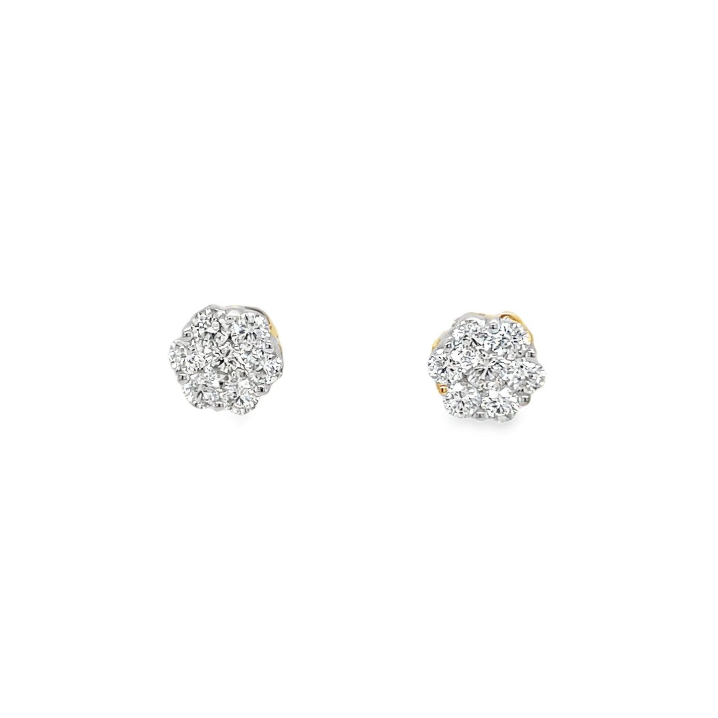 Jai's 14K Yellow Gold Petite Diamond Studs
