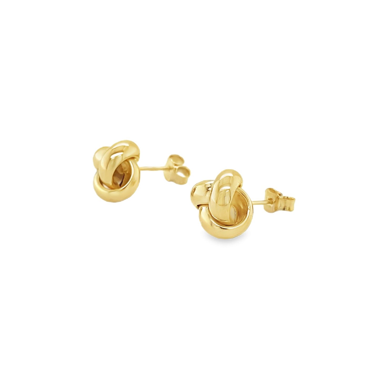 Jai's 14K Yellow Gold Knotted Studs