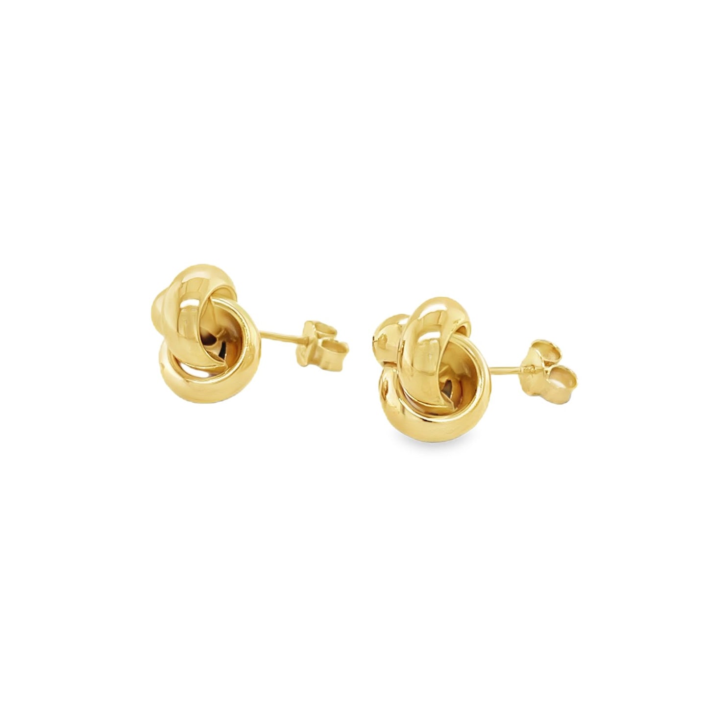 Jai's 14K Yellow Gold Knotted Studs