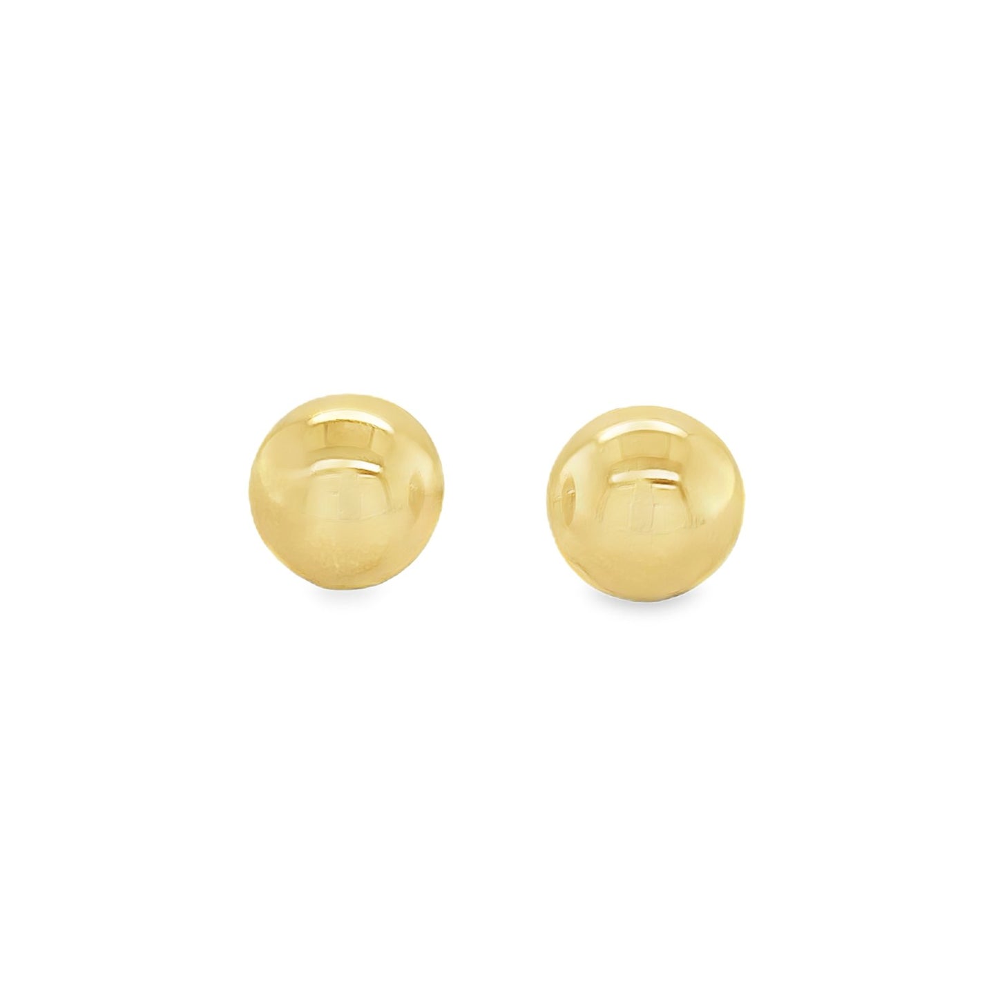 Jai's 14K Yellow Gold Button Studs