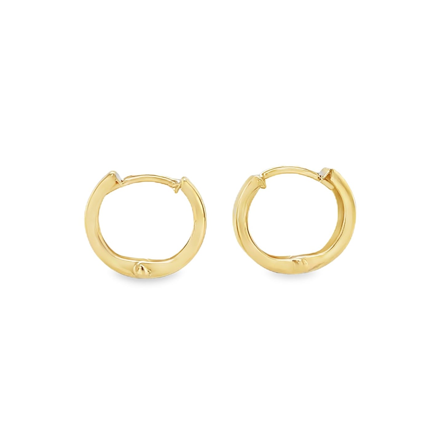 Jai's 14K Yellow Gold Huggies