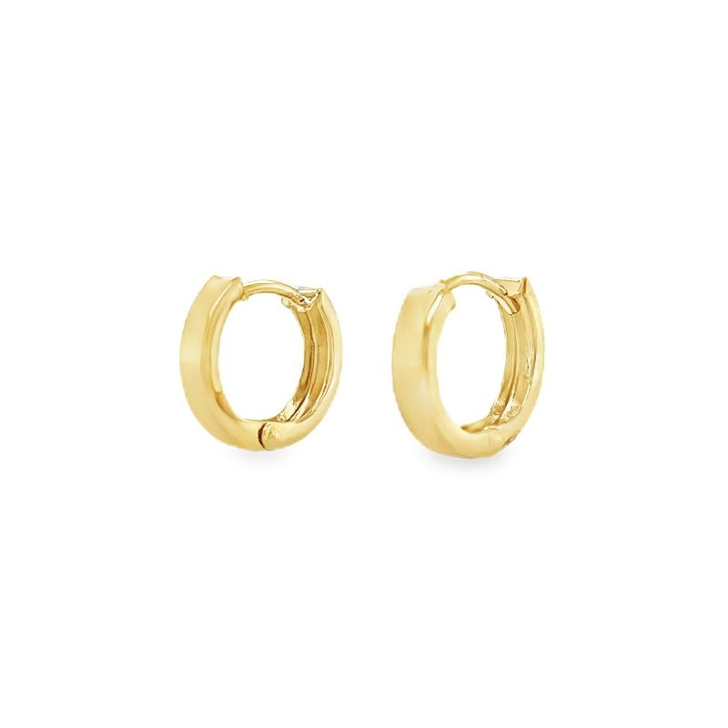 Jai's 14K Yellow Gold Huggies