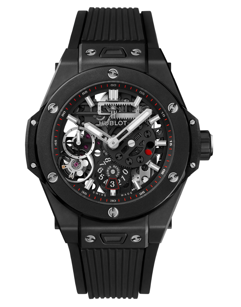 Hublot's Big Bang Meca-10 Black Magic with Skeleton Dial