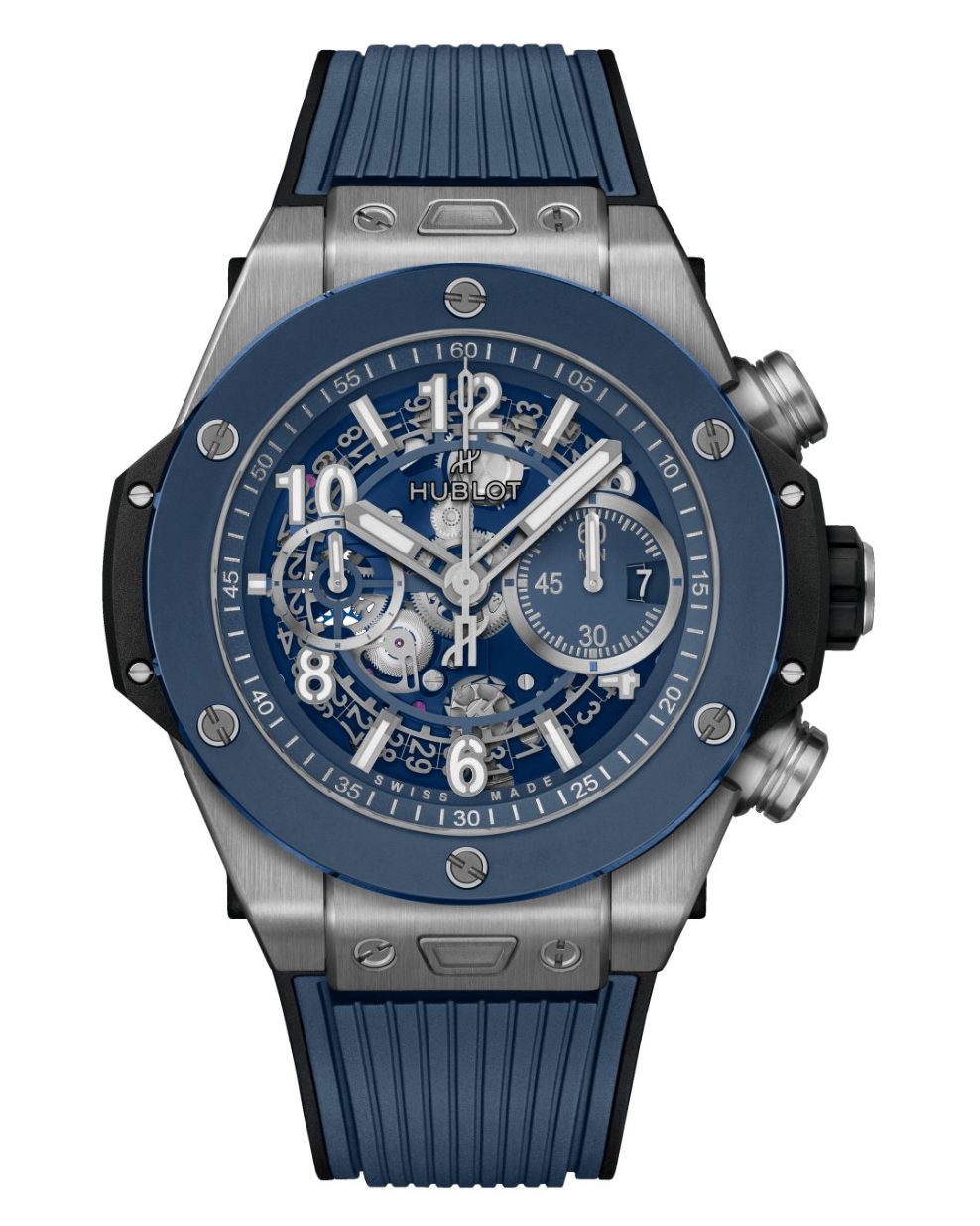 Hublot's Big Bang Unico Titanium Blue Ceramic with Blue Skeleton Dial