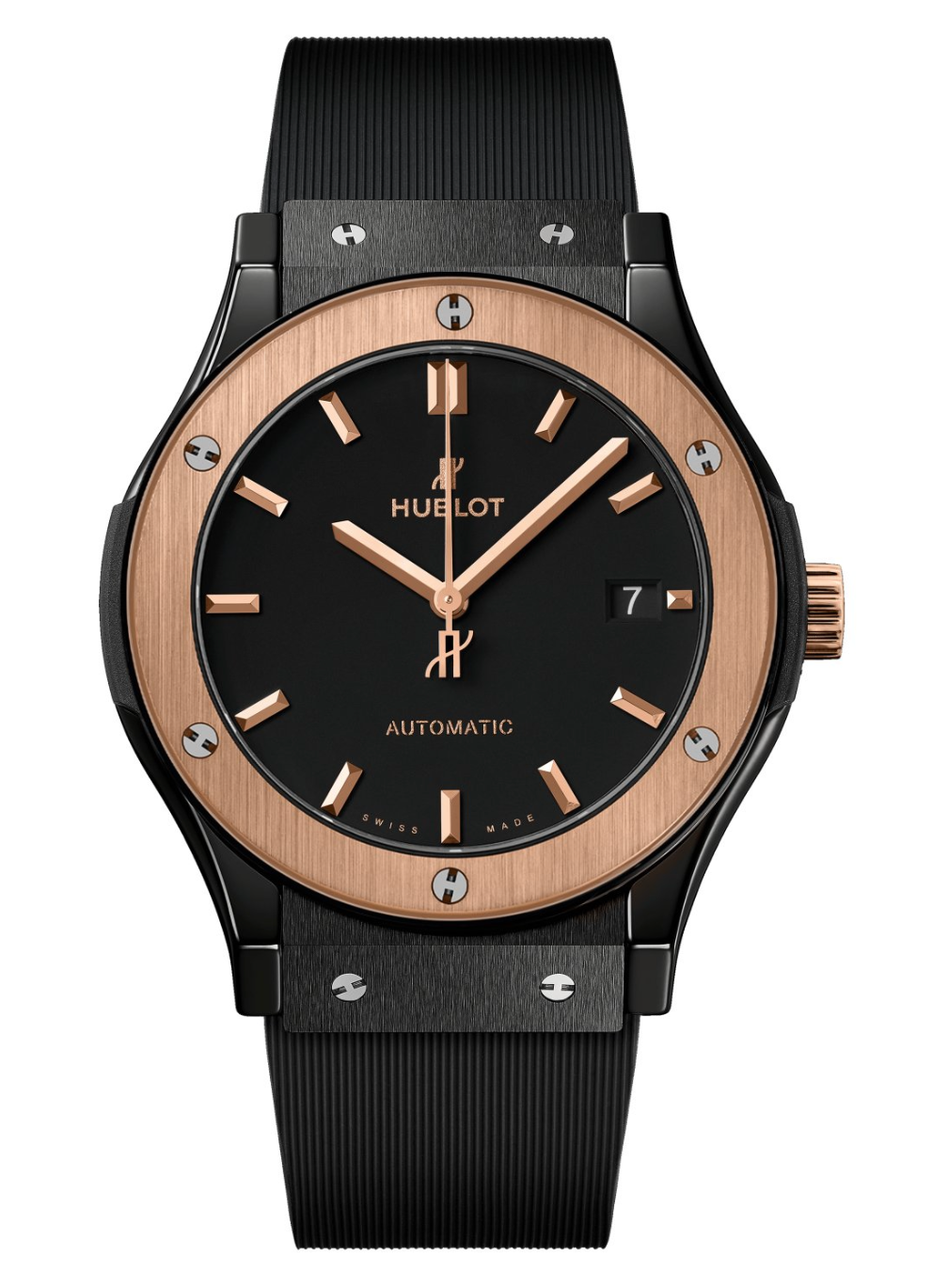 Hublot's Classic Fusion Ceramic King Gold with Black Dial