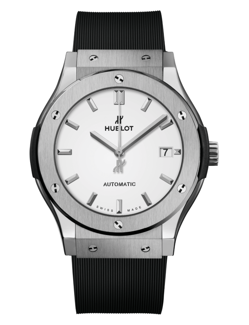 Hublot's Classic Fusion Opalin Titanium with Opalin Dial