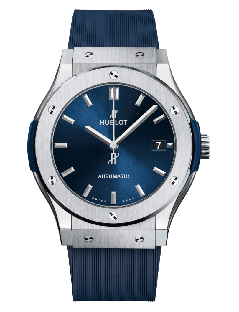 Hublot's Classic Fusion Titanium Blue with Blue Dial
