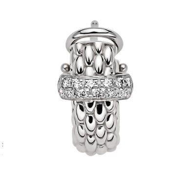 Fope's 18K White Gold Vendome Diamonds Earrings