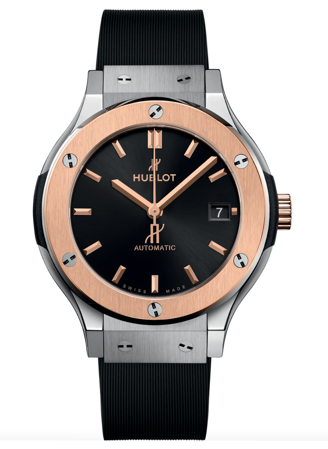 Hublot's Classic Fusion Titanium King Gold with Black Dial