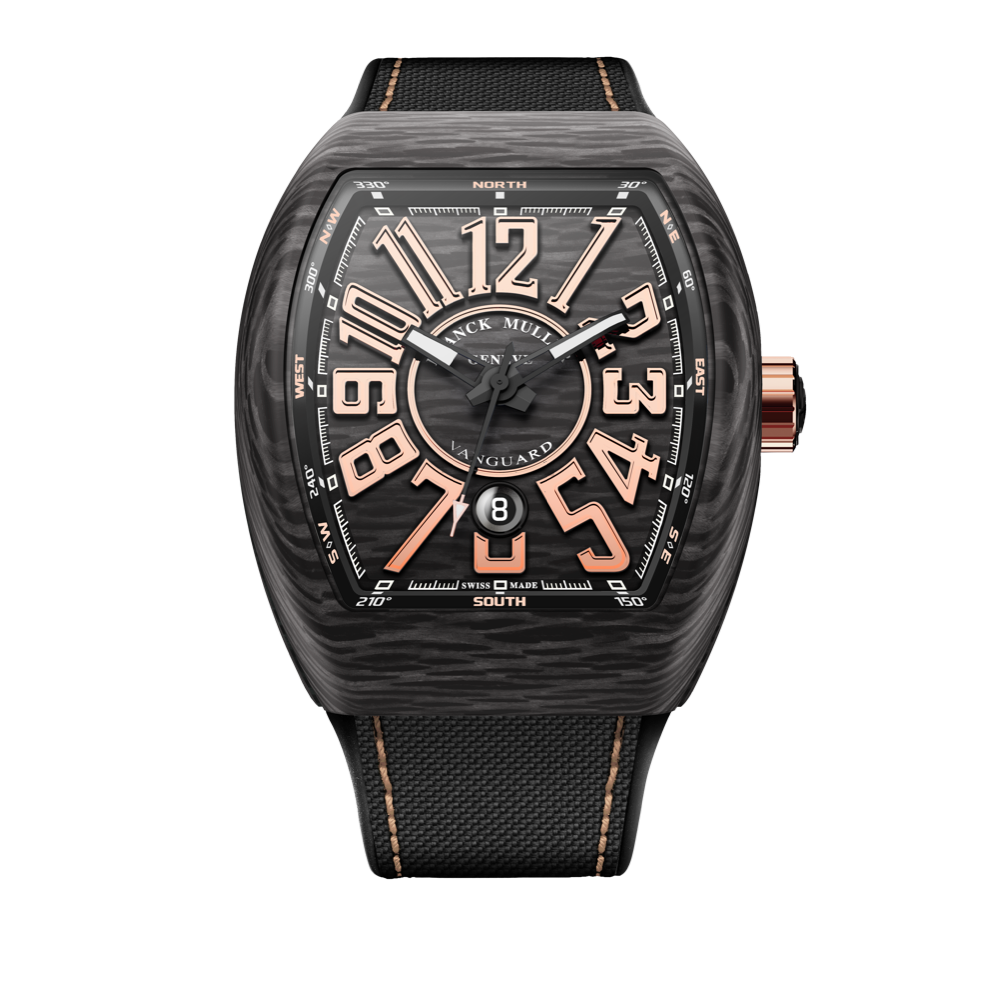 Franck Muller's Vanguard Carbone with Black Dial