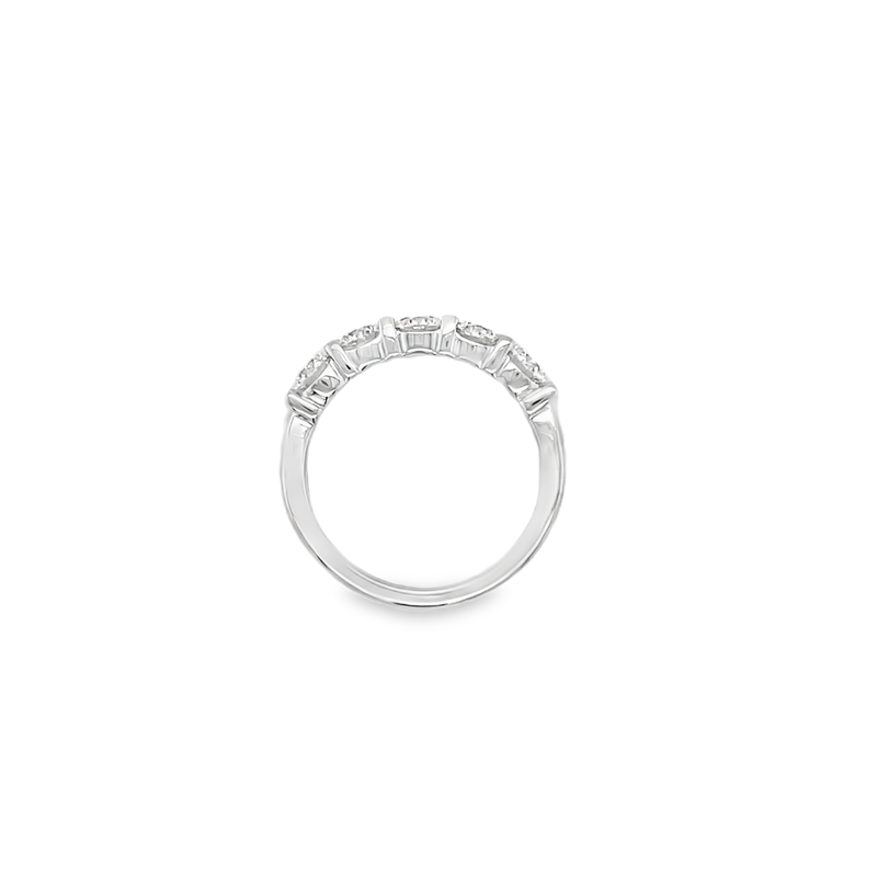 Jai's 14K White Gold Diamond Wedding Band