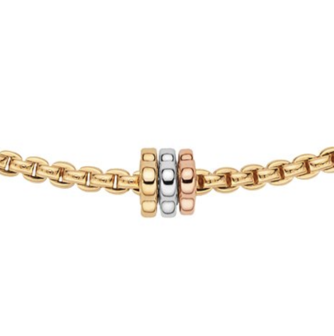 Fope's 18K Yellow Gold Eka Rope Necklace