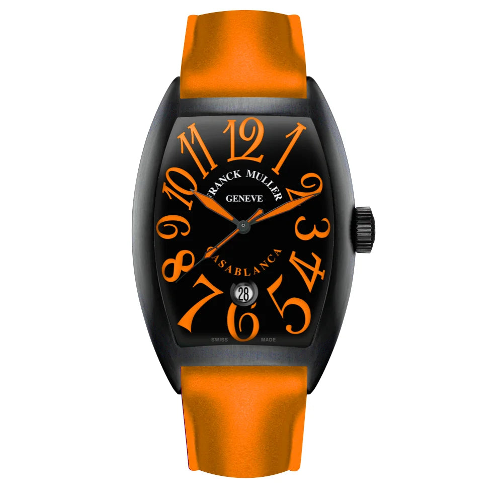 Franck Muller's Casablanca Cintree Curvex with Black Dial